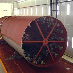 Environmental protection dust removal paint room