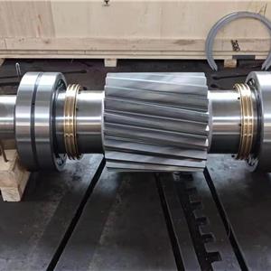 雙驅(qū)半自磨機齒輪軸